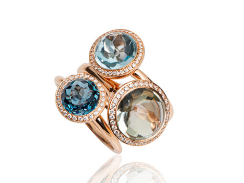 Couleurs d'Amour Farbrausch Ringe Blue